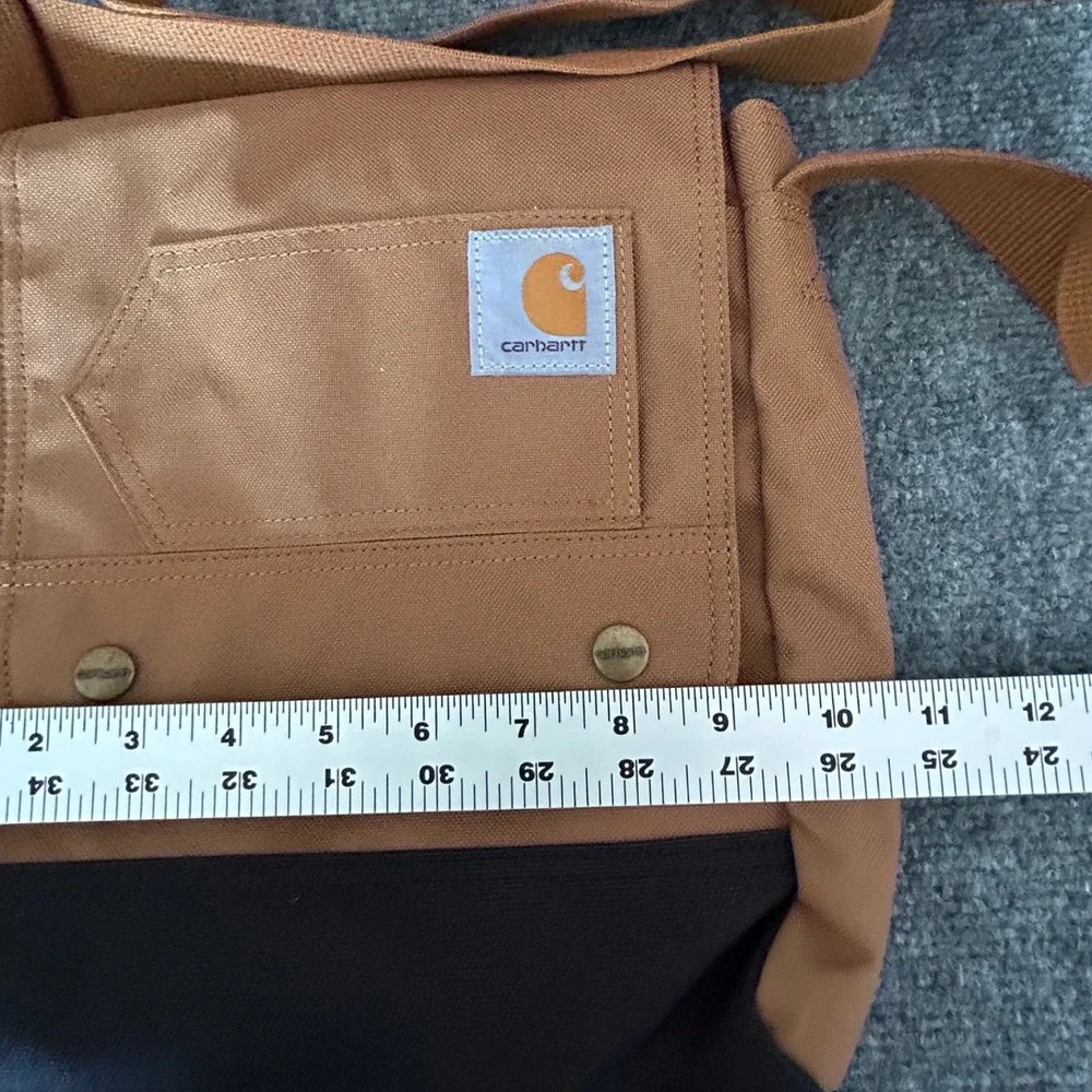 Carhartt Crossbody Snap Bag Brown Canvas Messenger Shoulder Bag B000037720199